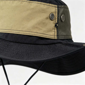 Color Block Outdoor Wide Brim Fisherman Sun Hat