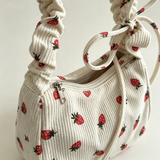 Cute Strawberry Mini Bag For Women, New Trendy Korean Versatile Underarm Shoulder Bag